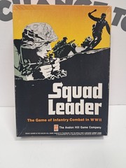 Avalon Hill – SQUAD LEADER – WWII Infantry Wargame – Used – Complete – 1977