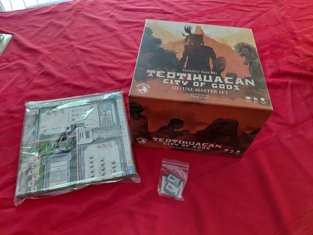 Teotihuacan: City of Gods DELUXE MASTER SET Board Game – KICKSTARTER + Insert +