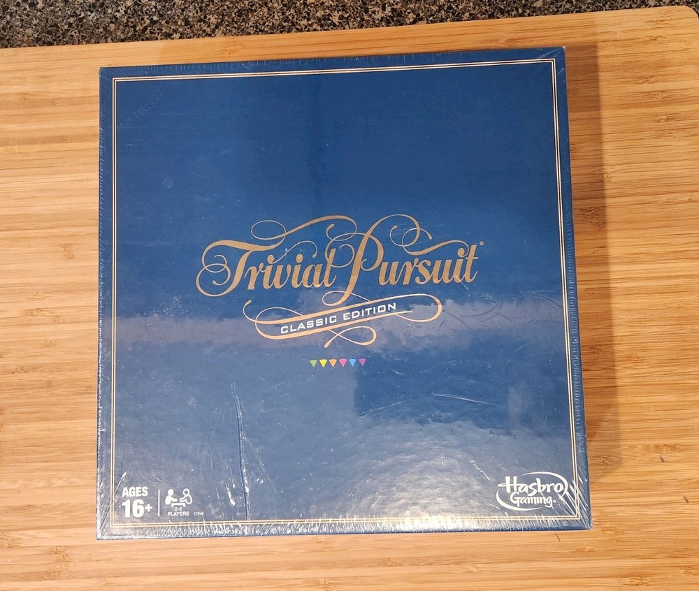 Sealed Hasbro Gaming Trivial Pursuit Classic Edition Board Game. Brand New