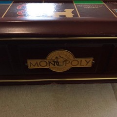 Monopoly Collector’s Edition 1991 Franklin Mint Wooden Luxury Board Game
