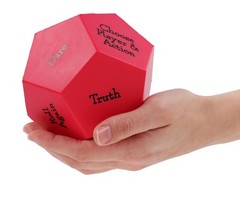 Truth or Dare Large Foam Dice Rolling Game