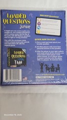 LOADED QUESTIONS JUNIOR GAME, Ages 6+, 4-6 Players New, Sealed Never Opened.