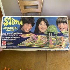 Rare Vintage Slime Monster Game 2387 Mattel 1977 Board Game Toy Read