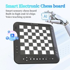 Femuey Electronic Chess Set Board Game Smart Chess Board Computer Chess Game