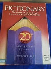 Pictionary The Game of Quick Draw 20th Anniversary Edition COMPLETE Game Hasbro