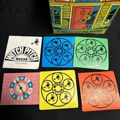 Rare Witch Pitch Board Game Parker Bros 1970 Halloween