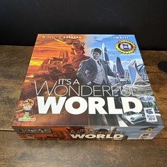 It’s A Wonderful World Card Drafting and Engine Building Board Game Complete Set