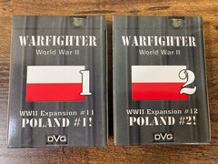 Warfighter WWII Expansions Poland #1 + Poland #2 DVG Games