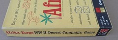 Afrika Korps 1st Ed. 1964 Avalon Hill MPN 600, Complete, Punched, Ready, Fair