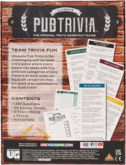 Ultimate Pub Trivia Team Game 4 or More Loving Players Ages 12 and Up