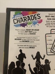 Speed Charades Fast Paced Family Party Game Board Age 13+ BRAND NEW SEALED