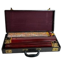 1940s Butterscotch Bakelite Mahjong Mah Jongg Set MET Games NY 148 Tiles
