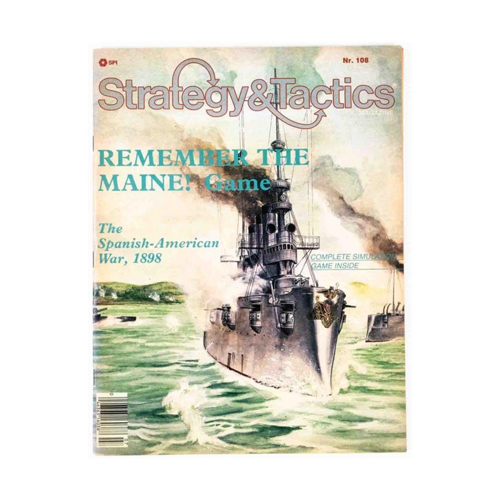 SPI Strategy & Tactics #108 w/Remember the Maine Mag Fair/VG+