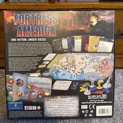 Fortress America Board Game 2nd Second Edition Fantasy Flight Games UNPUNCHED