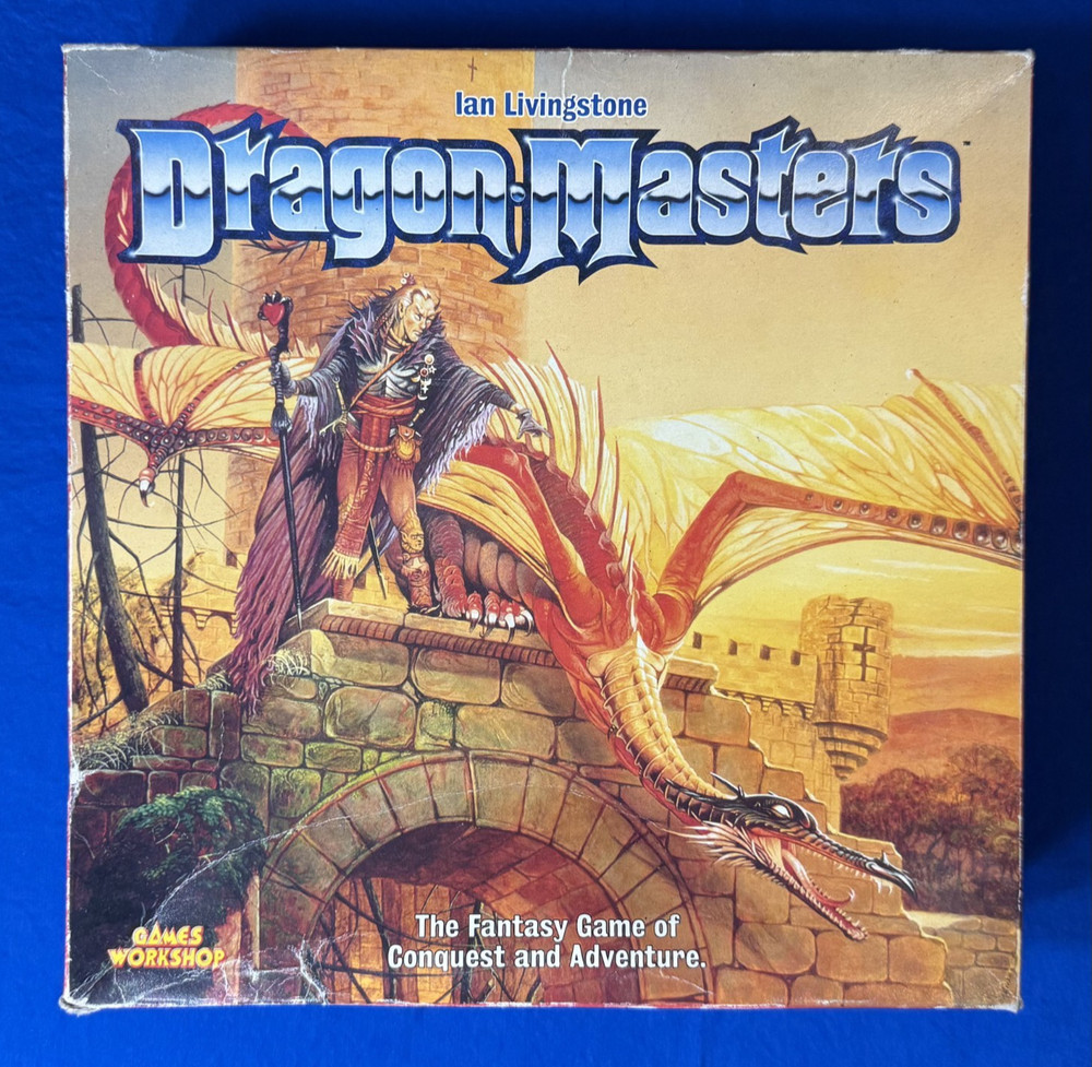 Dragon Masters 1991 Board Game Games Workshop Complete Ian Livingstone
