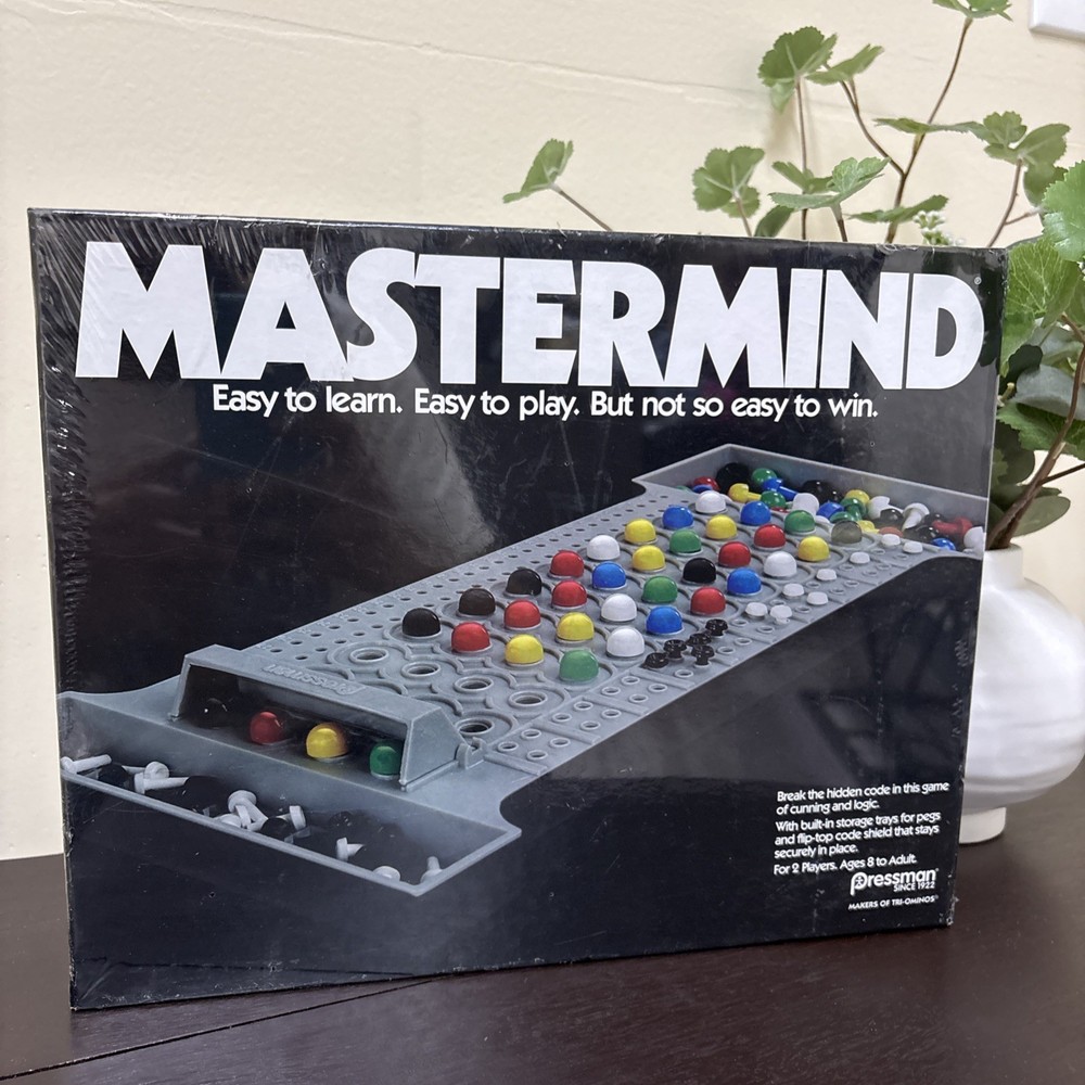 Pressman Retro Mastermind Game Memory Strategy Board Game NEW Sealed