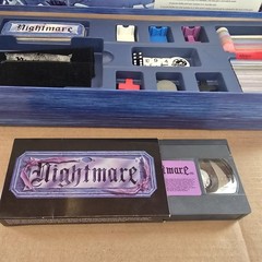 Vintage 1991 Chieftain Games Nightmare Video Board Gane VHS Complete