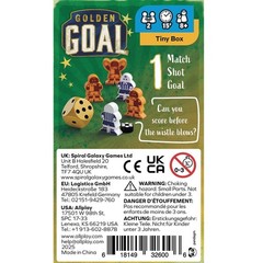 Golden Goal Board Game Allplay DL25082EN Soccer Small Pocket Tiny 2 Player Fast
