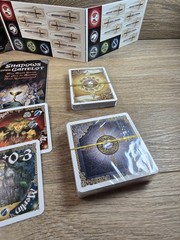 SHADOWS OVER CAMELOT The Card Game Days of Wonder + Bonus Cards Unpunched Pieces