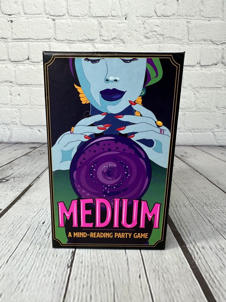 Medium A Mind-Reading Party Game 2-8 Players Ages 14+ 2019 Greater Than Games
