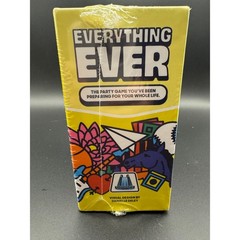 Everything Ever Party Card Game – Complete, 2-10 Players, 20 Minutes, Ages 12+
