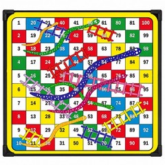 Ludo & Snakes and Ladders Family Board Game Set Kids Adults Indoor Fun plastic