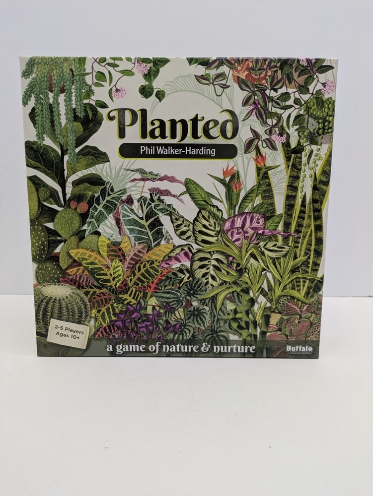 Buffalo Games Planted Board Game Nature Theme 2-5 Players Ages 10+ Complete Game