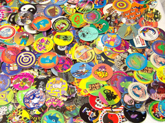 Pogs!!• 100 Pogs & 2 Plastic Slammers!• FREE SHIPPING!• See Pics & Description!•