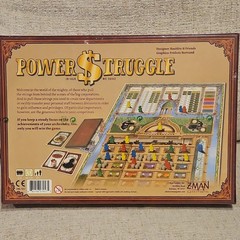Z-Man Games Power Struggle Strategy Board Game – 3-5 Players, 90-120 Min, 12+