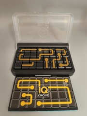 SmartGames IQ Circuit Portable Travel Game with 120 Challenges for Ages 8-Adult