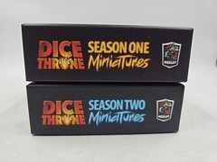 Lot of 2 Empty Boxes Roxley Board Game Dice Thrown Season One Two Miniatures