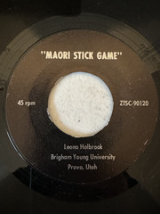 Vintage Maori Stick Game 45 record sticks set New Zealand Titi toria Ti Rakau