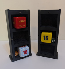 Cube-Tower™ Backgammon Doubling Cube Display & Storage Tower – Choose Color