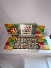 MacDonald’s Farm Board Game Animals Farm Spinner Vtg 1965 County Fair Selchow