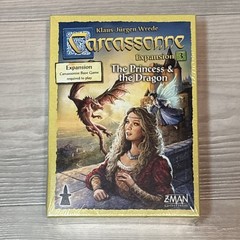 CARCASSONNE 2.0 The Princess & The Dragon Expansion #3 Board Game Z-Man ZM7813