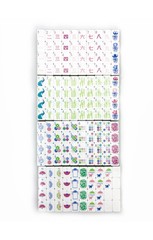 NEW! Vibrant Layered Mahjong Tiles – Full American Set 160Tiles – apple green