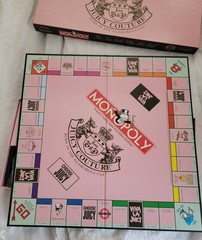Monopoly Juicy Couture Edition Complete Board Game 2007 Luxury Tokens Hasbro EUC