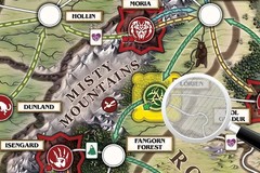 THE LORD OF THE RINGS FATE OF THE FELLOWSHIP GAMEBOARD BOARD GAME CUSTOMS FREE