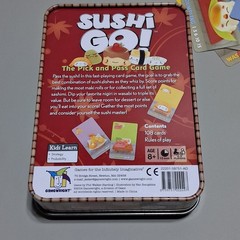 Sushi Go Party! Pick and Pass Card Game from Gamewright Tin Box 108 cards