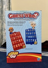 Hasbro Guess Who? Travel Board Game Grab and Go Compact Portable Investigation