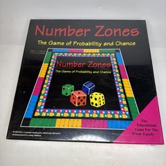 Number Zones The Game Of Probability And Chance, New and Sealed Free Shipping