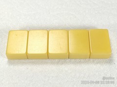 4 Rare Bakelite Catalin MahJong Mah Jongg Flowers tiles Excellent Condition 9dia