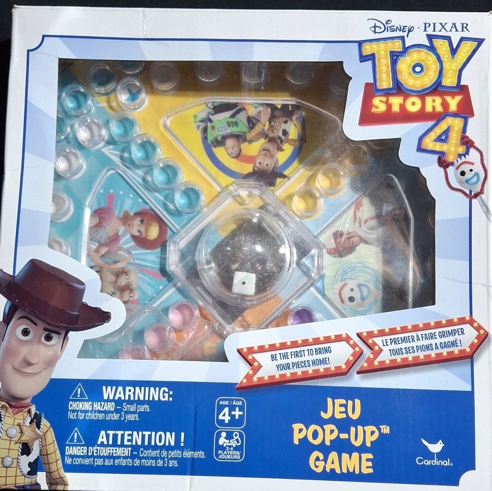 Toy Story 4 Pop-Up Dice Board Game Complete Game 2+ Players 4+