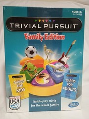 Trivial Pursuit Family Edition Game 🏵️ New Sealed – Players – Ages 8 + Hasbro