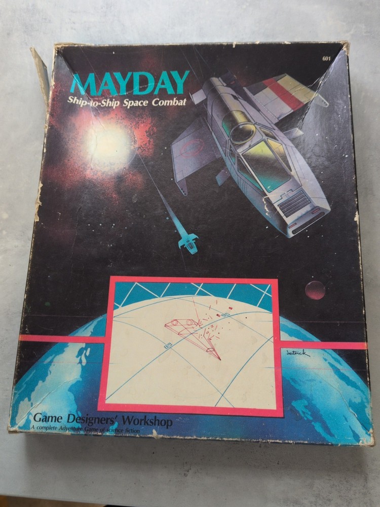 GDW Traveller Boardgame Mayday as Is See Photos