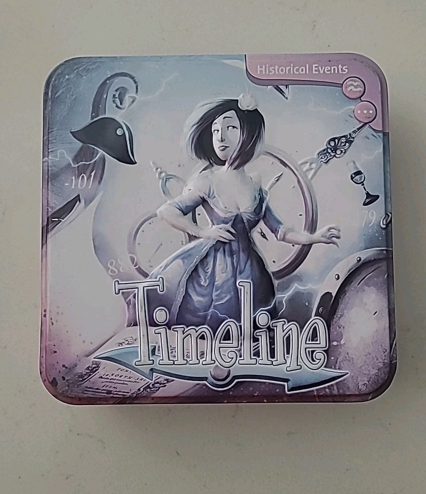 Timeline HISTORICAL EVENTS Card Game Asmodee DISPLAY UNUSED (B3-B1)
