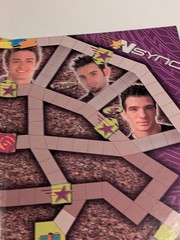 NSYNC Backstage Pass Board Game Patch Games 2000 BOARD ONLY – See Video