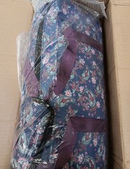 American Mahjong Set 160 Green Tiles Racks Pushers Bag and bonus flower Mat -New