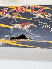 Vintage Gee-Wiz Racing Game No.40 Wolverine Supply w/ Box Horse Race Toy