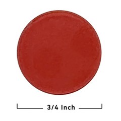 SUTIMSHE 500 Pcs of 3/4 inch Transparent 8 Color 5.9 inches x 7.87
